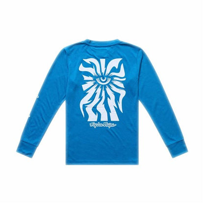 TLD 26.1 YTH SKYLINE RIDE LS TEE ONE EYE AERO BLUE