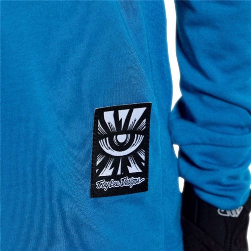 TLD 26.1 YTH SKYLINE RIDE LS TEE ONE EYE AERO BLUE
