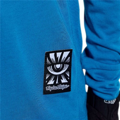 TLD 26.1 YTH SKYLINE RIDE LS TEE ONE EYE AERO BLUE