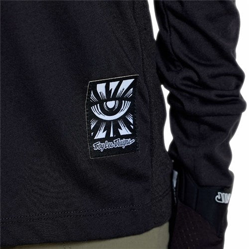 TLD 26.1 YTH SKYLINE RIDE LS TEE SIGNATURE BLACK / REAL TEA