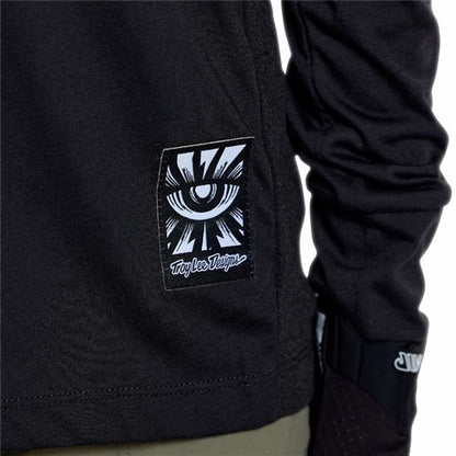 TLD 26.1 YTH SKYLINE RIDE LS TEE SIGNATURE BLACK / REAL TEA