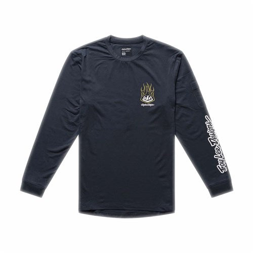 TLD 26.1 YTH RUCKUS RIDE LS TEE PRESSED CARBON