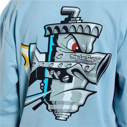 TLD 26.1 YTH RUCKUS RIDE LS TEE CARBS DAWN BLUE