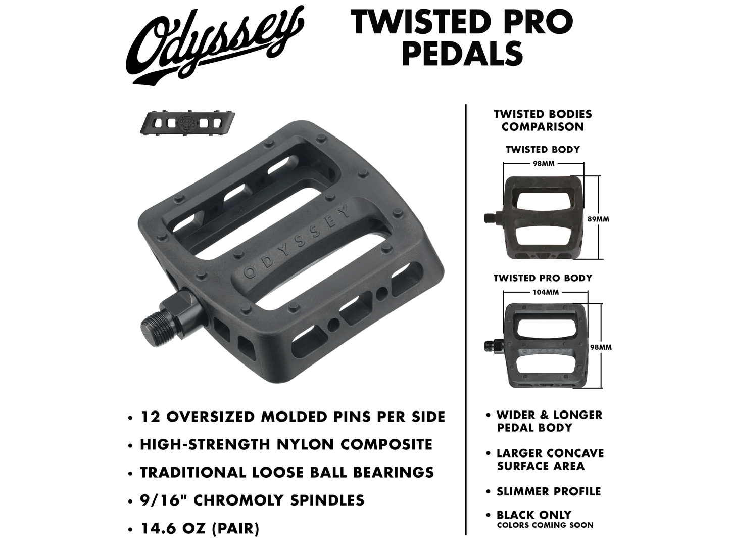 Odyssey Twisted Pro Pedals
