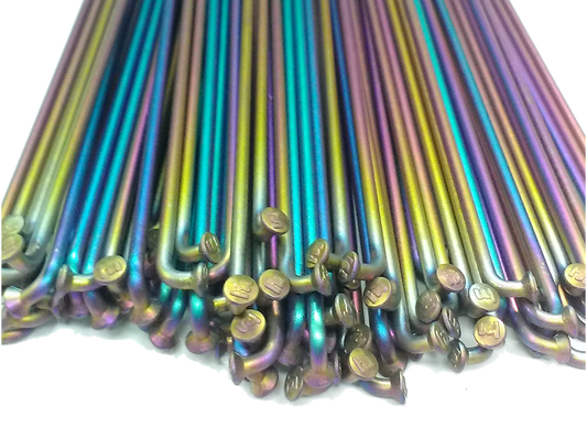 DRS Rainbow Titanium Spokes & Nipples
