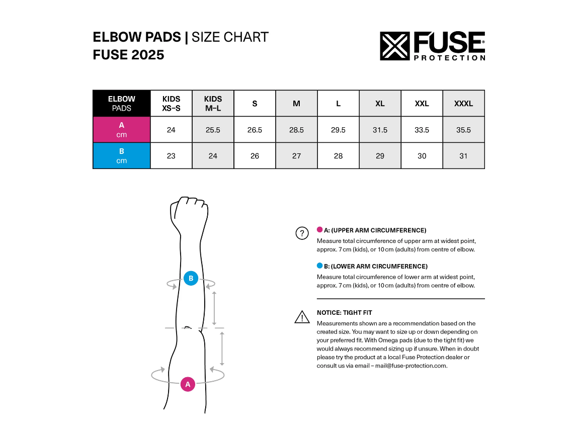 FUSE Echo Sas Tec Elbow Pads