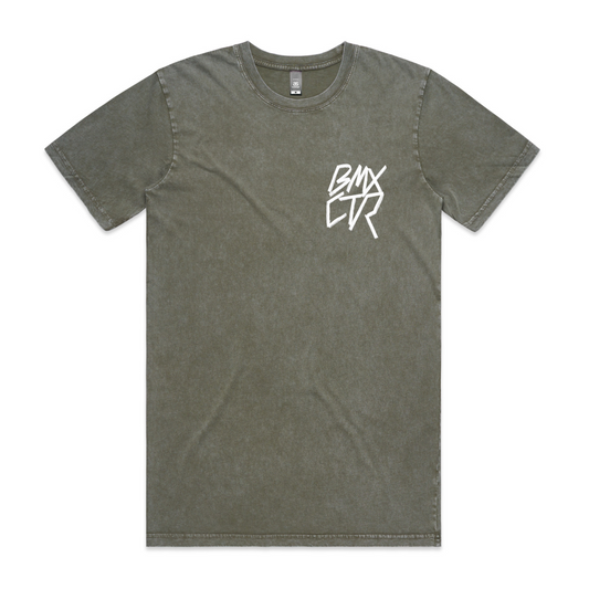 BMX CTR Tee - Moss Stone Wash