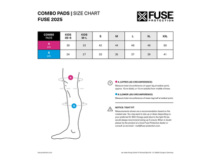FUSE Echo 100 Knee Combo Pads