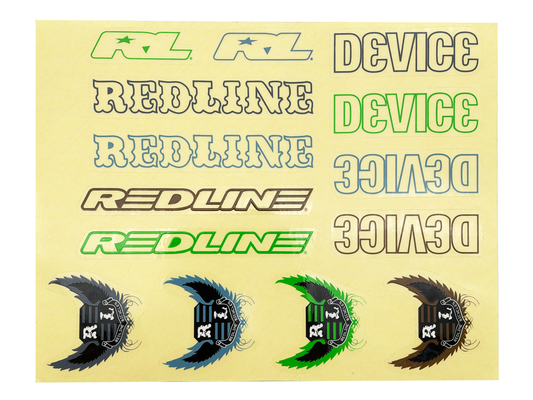 REDLINE Device Sticker Pack