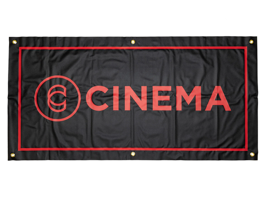 CINEMA Hanging Wall Banner