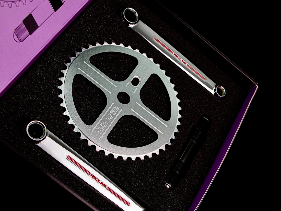 REDLINE Vintage Flight 401 Pinchless Crank Set