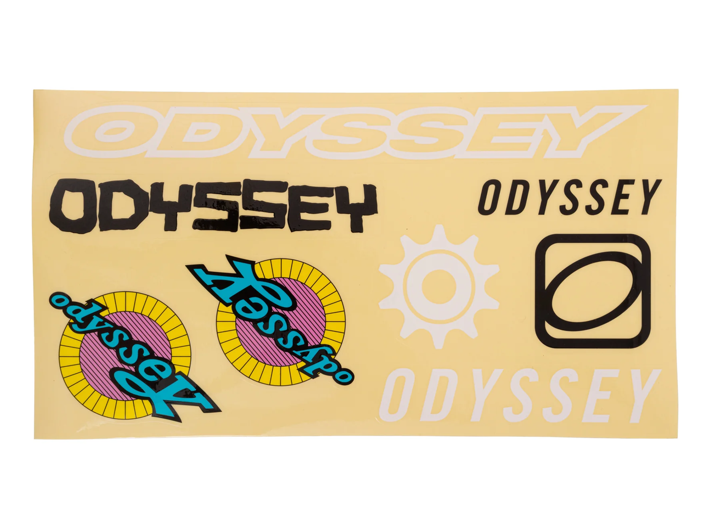 ODYSSEY 40th Anniversary Retro Sticker Pack