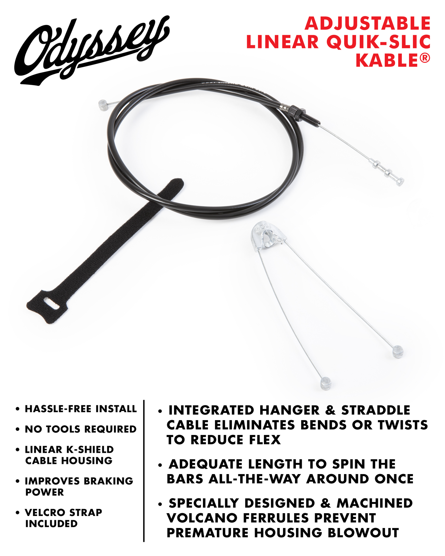 ODYSSEY Linear Quikslic Kable Brake Cable