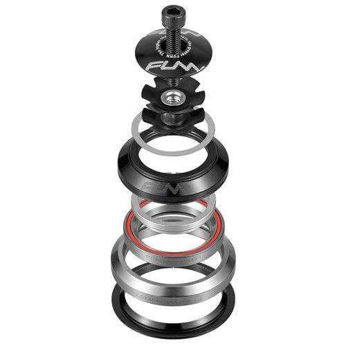 FUNN Headset - Descend Integrated Set - Upper & Lower - IS 41/28.6 & IS 52/40 - Inc Top Cap