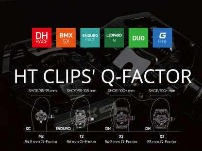 HT Components - M2Ti Race Pedals