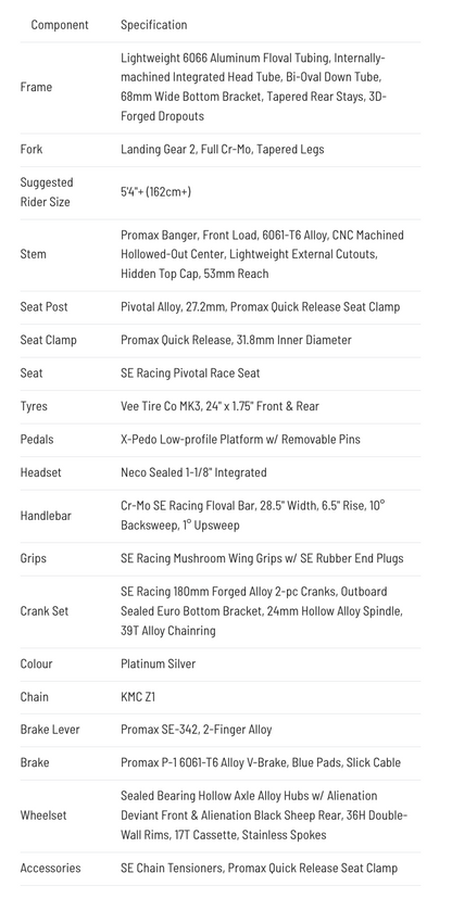 FLOVAL FLYER 24 - POLISHED SILVER
