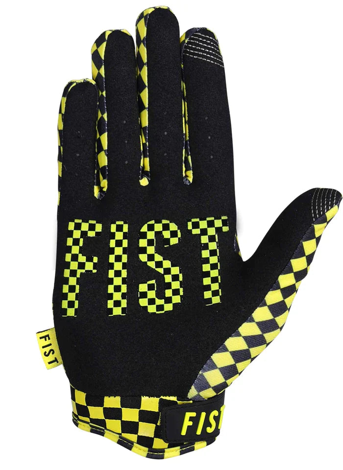 Fist Hand Wear Yella Check Glove - YOUTH