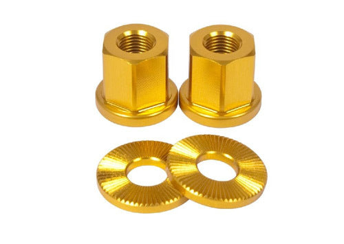 Shadow Alloy Axle Nuts - Pair