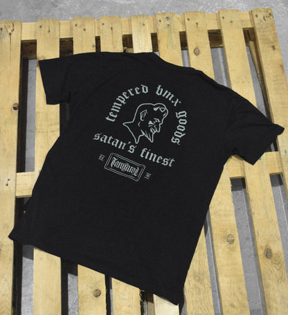 Tempered Goods, Satans Finest Ss Tee - Black