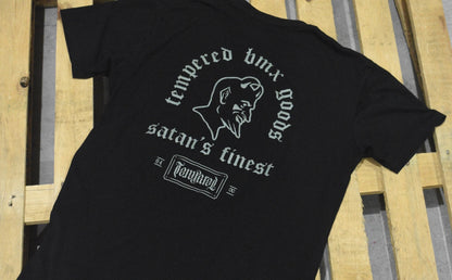 Tempered Goods, Satans Finest Ss Tee - Black