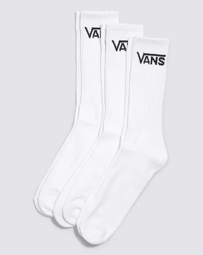 Vans Classic Crew Socks - White